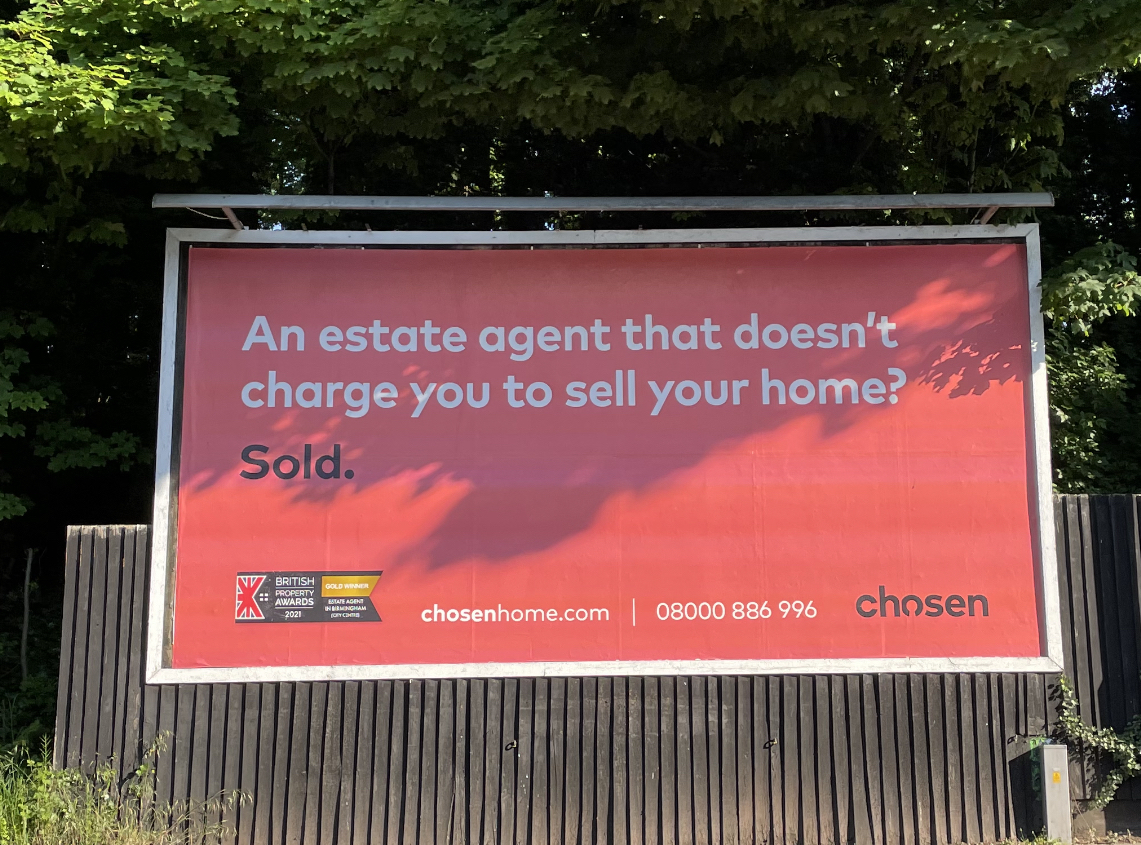 estate agent sutton coldfield billboard