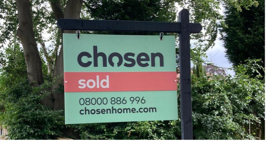 sell property in sutton coldfield picture of chosen sold board