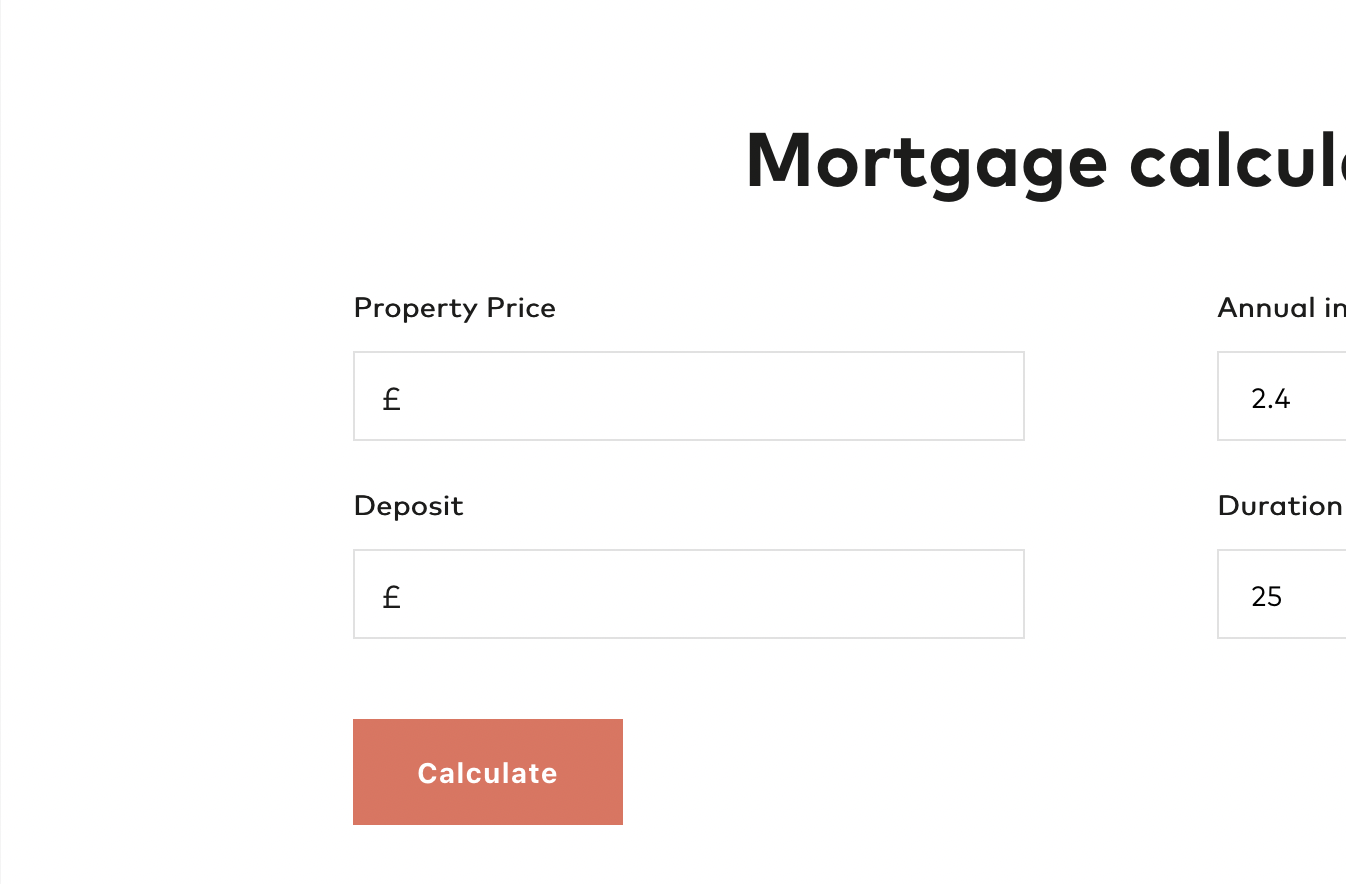 Mortgage Calculator Calculate Mortgage Repayments Chosen Home